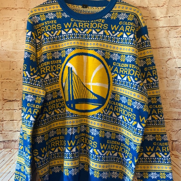 golden state warriors ugly christmas sweater